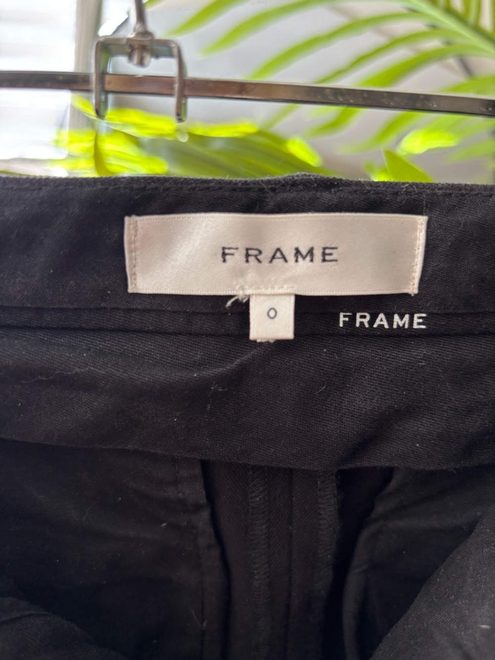 LA Palazzo Frame High-rise black Wide-Leg Pants - Picture 4 of 6